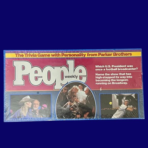 1984 Vintage NIB UNOPENED People Weekly Trivia Board Game  Parker Brothers - Picture 1 of 3